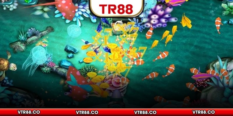 Hệ thống bắn cá TR88 phong phú, đầy màu sắc